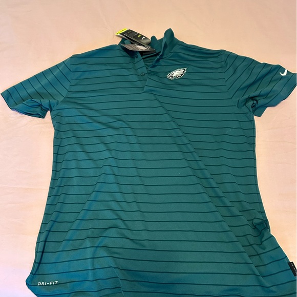 Men’s Eagles Nike Collared Shirt - Picture 1 of 5